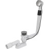 Сифон ALCAPLAST A550KM-80 для ванны автомат, комплект, металл/металл жёсткий